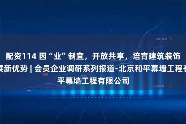 配资114 因“业”制宜，开放共享，培育建筑装饰企业发展新优势 | 会员企业调研系列报道-北京和平幕墙工程有限公司